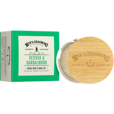 Scottish Fine Soaps Vetiver & Sandalwood Shave Soap & Bowl Set