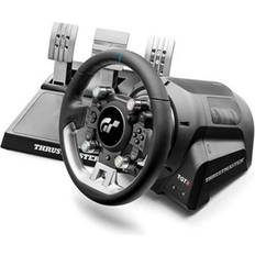 Best Wheel & Pedal Sets Thrustmaster T-GT II Racing Wheel with Set of 3 Pedals PS5/PS4/PC (Black)