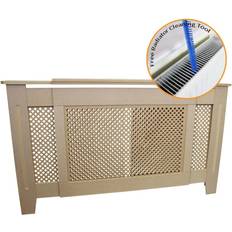 Adjustable Radiator Cover MDF Unfinished 1400mm