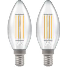 Crompton LED Candle Filament Dimmable Clear 5W 2700K SES-E14