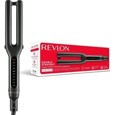 Ceramic Hair Straighteners Revlon Double Straight Copper Ceramic Dual Plate Straightener