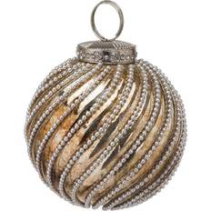 Hill Interiors The Noel Collection Burnished Jewel Swirl Large Bauble Christmas Tree Ornament 8cm