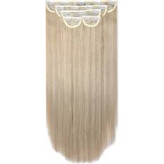 Women Extensions & Wigs Lullabellz Super Thick Straight Clip In Hair Extensions 22 inch California Blonde 5-pack