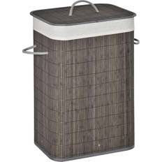 Grey Laundry Baskets & Hampers Homcom P8HHNMN