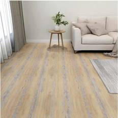 vidaXL 20x Self-adhesive Flooring Planks PVC 1.86 m Brown Laminate Floor Tile