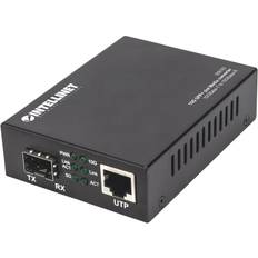 Intellinet 508193 10GBase-T to 10GBase-R Media Converter-1 x 10 GB SFP Slot-1