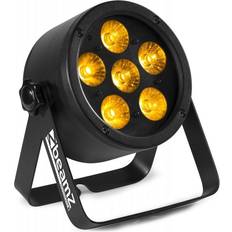 BeamZ Pro BAC302 ProPar Alu6 x12W6-1RGBWA-UV, LED spot Pro BAC302 Aluminium LED Par