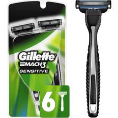 Gillette Mach3 Sensitive Disposable Razor 6ct