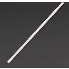 Fiesta Green Compostable Paper Straws White (Pack of 250)