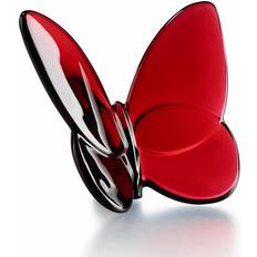 Baccarat Papillon Lucky Red Butterfly Figurine