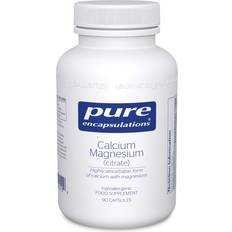 Pure Encapsulations Calcium Magnesium (Citrate) Capsules 90
