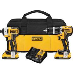 Dewalt 20V MAX Cordless Brushless 2 Tool Hammer Drill and Impact Driver Kit