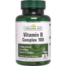 Mega mineral complex Natures Aid Mega Potency Vitamin B Complex, 60 Tablets 60 pcs