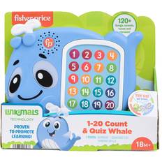 Fisher Price Linkimals 1-20 Count & Quiz Whale Interactive Musical Learning Toy