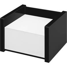 Wedo Archiving Boxes Wedo 637001 svart anteckningslåda tillverkad av akrylglas, inklusive 500 gummifötter