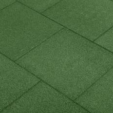 Green Anti Fatigue Mats vidaXL Fall Protection Tiles 6