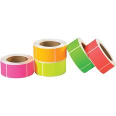 Tape Logic 3" Rectangle Fluorescent Inventory Label, 5000/Pack