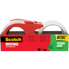 3M MMM3500S21RD 1.88 in. yards Tough Grip Packaging Tape with Dispenser, Clear