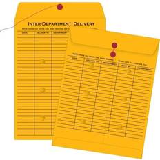 Quality Park Kraft String & Button Interoffice Envelope, 13, 100/Carton