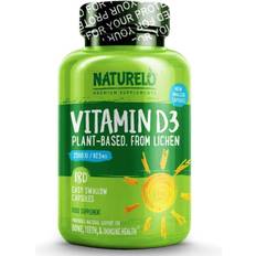 Naturelo Vitamin D from Natural Wild Harvested Lichen 2500 IU