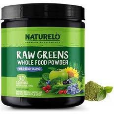 Naturelo Raw Greens Whole Food Powder Wild Berry 8.5 oz