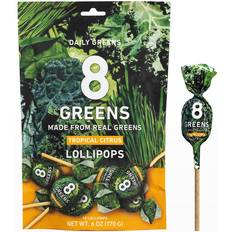 8GREENS Daily Greens Lollipops Tropical Citrus 10 Pops