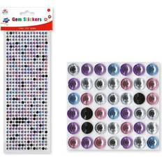 Cheap Stickers 500 Pack Gem Stickers Self Adhesive