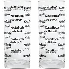 Kosta Boda Salong Betong Highball Drink Glass 33cl 2pcs