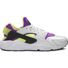 Nike Air Huarache W - White/Black/Neon Yellow/Magenta