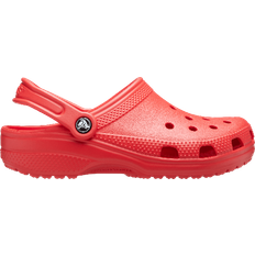 Men - Red Outdoor Slippers Crocs Classic Clog - Flame