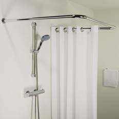 Silver Shower Curtain Rods Sealskin 436885