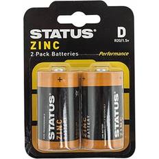 Status International Zinc Batteries d x 2