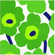 Marimekko Unikko Cloth Napkin Orange, Yellow, White, Gold, Beige, Green, Turquoise, Blue, Pink, Red, Silver (83.8x83.8cm)