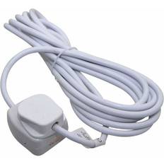 SMJ Extension Lead, 1-Gang, 5m Lead, 13A White