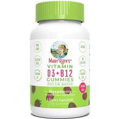 MaryRuth Organics Vitamin D3 + B12 Gummies Strawberry