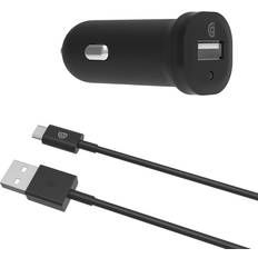 Griffin 2.4A Car Charger with Micro-USB Cable Black