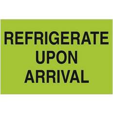 Logic DL1327 2 3 in. Refrigerate Upon Arrival Labels