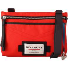 Givenchy Red Polyamide Downtown Flat Crossbody Bag