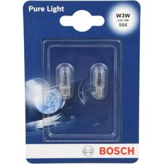 Bosch Pære Pure Light,W3W,2 stk.12v,W2,1x9,5d