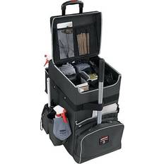 Black Accessories Cleaning Equipments Rubbermaid Executive Quick Cart Large 41.9