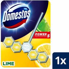 Cleaning Equipment & Cleaning Agents Domestos Power 5 Toilet Rim Block Lime