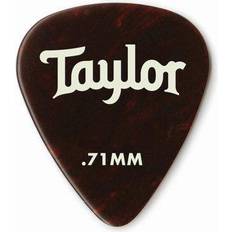 Taylor Celluloid 351 Guitar Picks 12-pack Tortoise Shell .71mm
