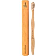 The Humble Co. Bamboo Toothbrush Case Biodegradable, Eco-Friendly, Vegan Everyday