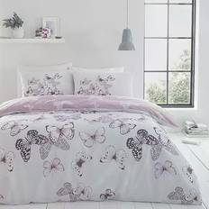 Bed Linen Catherine Lansfield Scatter Butterfly Duvet Cover Purple (200x135cm)