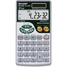 Sharp EL344 EL344RB 10 DIGIT METRIC CONVERSION CALC