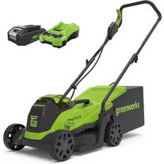 Battery Powered Mowers on sale Greenworks GD24LM33K2 (1x2.0Ah) Battery Powered Mower