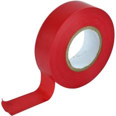 Faithfull PVC Electrical Tape Red 19mm 20m