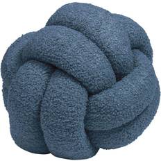 Polyester Complete Decoration Pillows Furn Boucle Knot Cushion Complete Decoration Pillows Blue