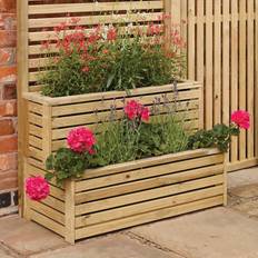 Pots, Plants & Cultivation Rowlinson Garden Creations Tier Planter 600 Timber