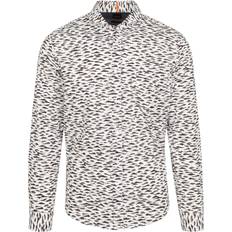 HUGO BOSS Shirt Printed Off-White